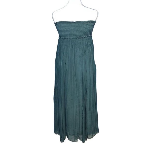 Free People sage green sleeveless strapless dress XS - Picture 2 of 9